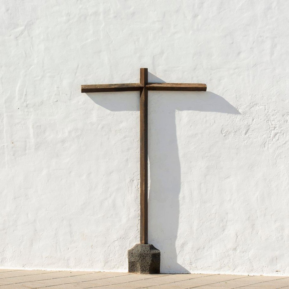 Wooden Wall Cross – Handcrafted (12 in)